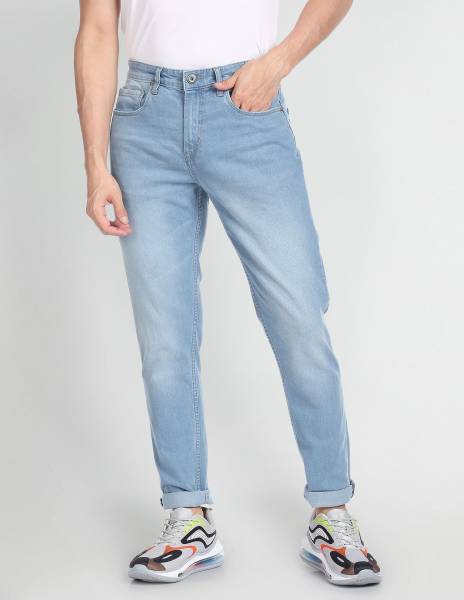 FLYING MACHINE Tapered Fit Men Blue Jeans