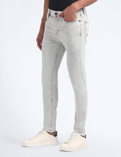 FLYING MACHINE Skinny Men Grey Jeans