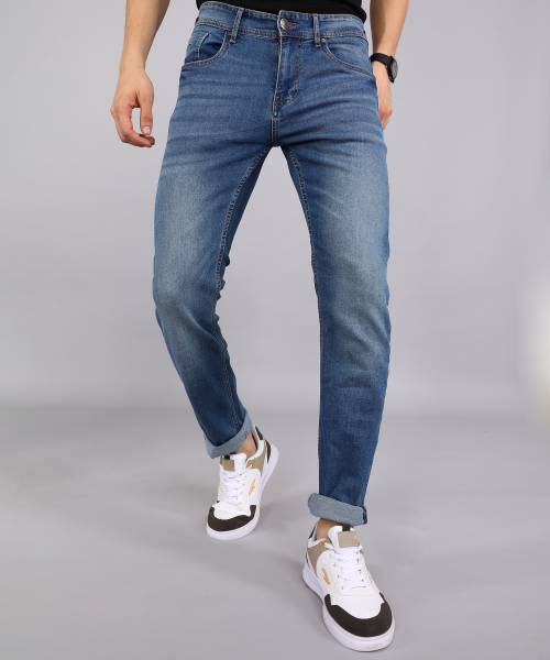 BEING HUMAN Straight Fit Men Blue Jeans