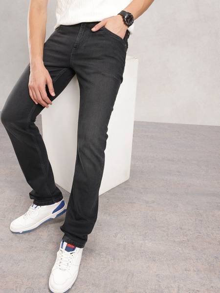 NAUTICA Straight Fit Men Black Jeans