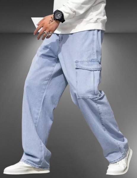 DENIM FIT Regular Men Light Blue Jeans