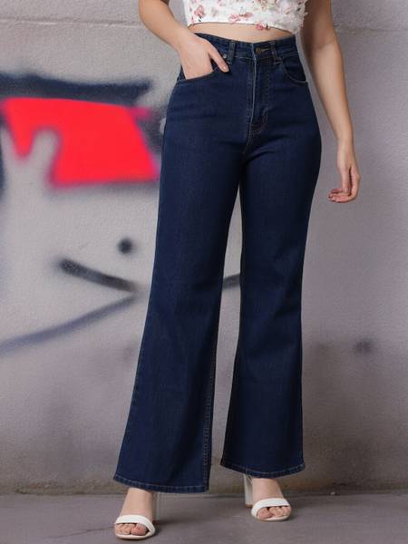 GUTI Flared Women Blue Jeans