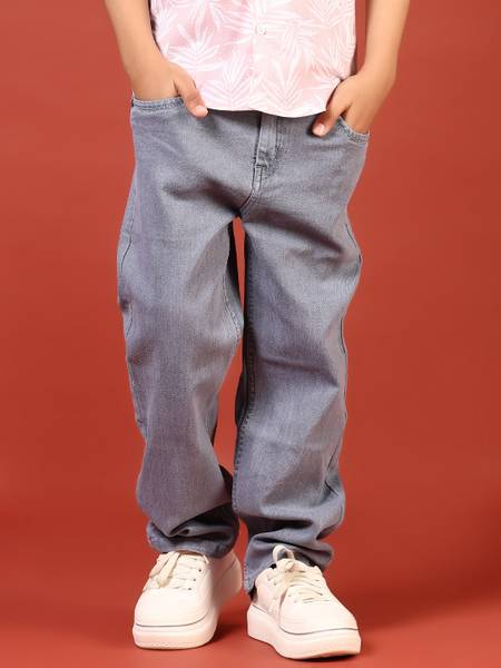 V-MART Regular Boys Grey Jeans