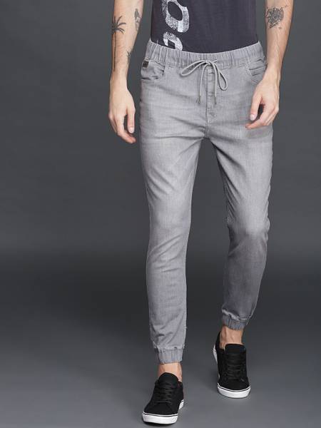 WROGN Jogger Fit Men Grey Jeans