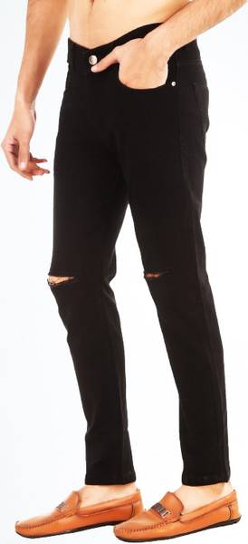 spenze Slim Men Black Jeans