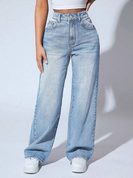 TESSORA Loose Fit Women Blue Jeans