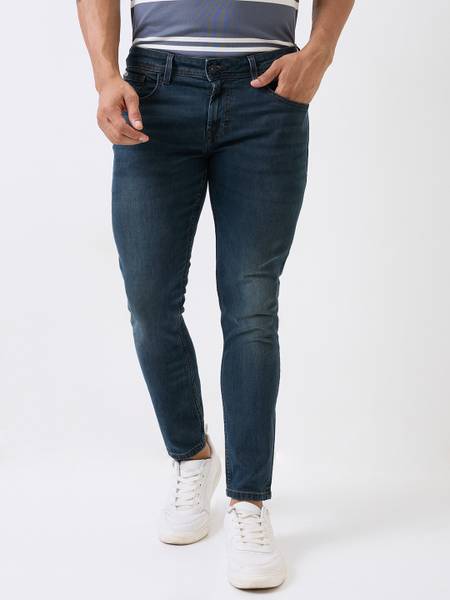 Spykar Slim Men Dark Blue Jeans