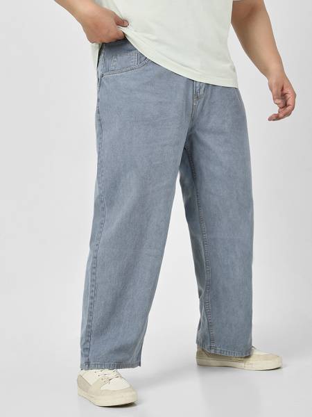 Urbano Plus . Loose Fit Men Blue Jeans