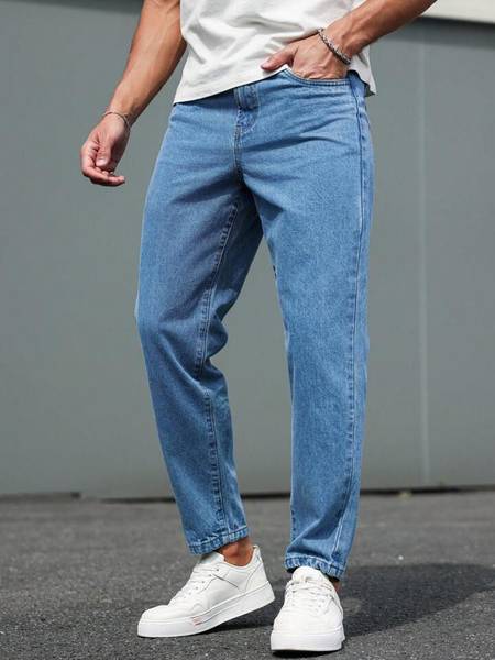 STEPLE DENIMS Slim Men Light Blue Jeans