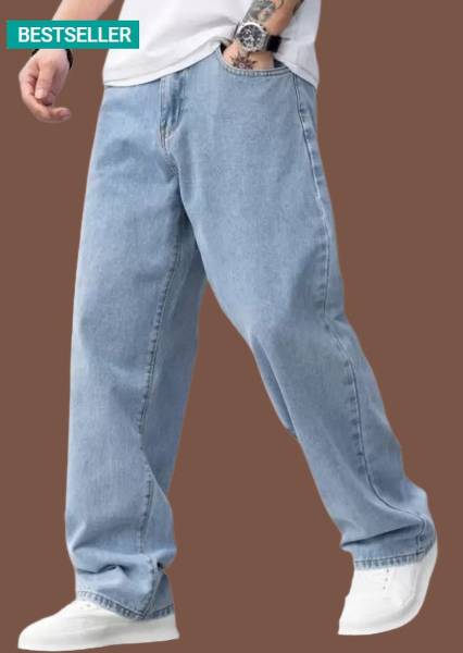 DENIM FIT Regular Men Light Blue Jeans