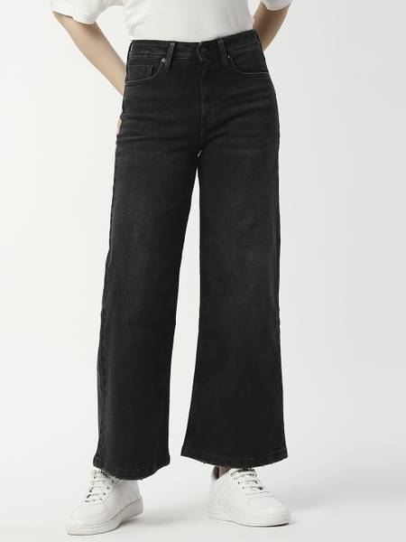 Pepe Jeans Loose Fit Women Black Jeans