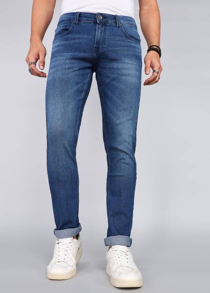 Spykar Skinny Men Blue Jeans