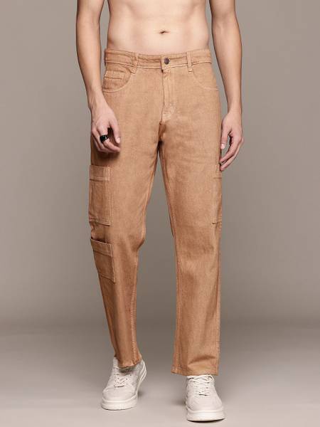 Roadster Straight Fit Men Brown Jeans