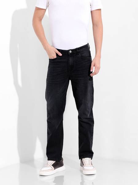 The Indian Garage Co. Slim Men Black Jeans