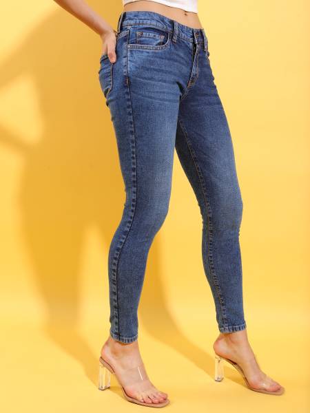 Tokyo Talkies Super Skinny Women Blue Jeans