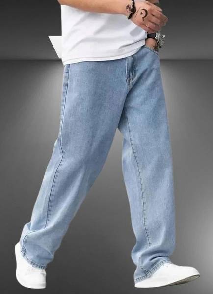 LOOKONCE Straight Fit Men Light Blue Jeans