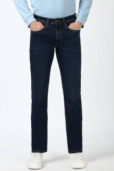 PETER ENGLAND Regular Men Black Jeans
