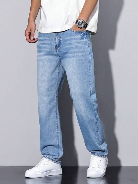 DENIM LOOK Relaxed Fit Men Blue Jeans