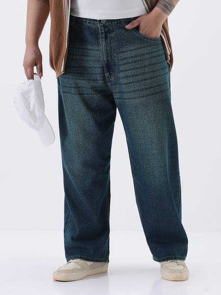 Urbano Plus Loose Fit Men Blue Jeans