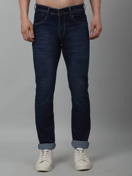 CANTABIL Regular Men Dark Blue Jeans