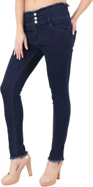 CHEENU GARMENTS Tapered Fit Girls Blue Jeans
