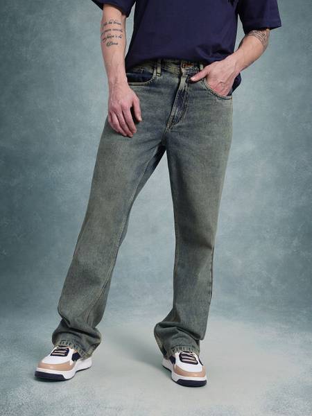 Roadster Flared Men Blue Jeans
