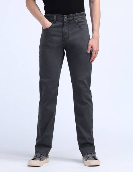 FLYING MACHINE Boyfriend Men Grey Jeans