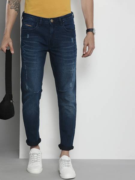 The Indian Garage Co. Regular Men Blue Jeans