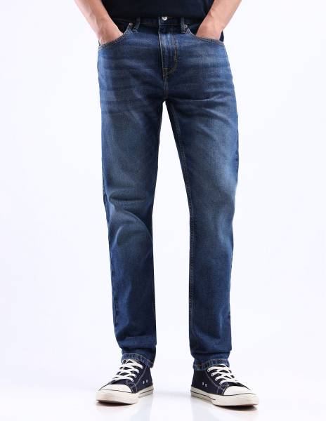 FLYING MACHINE Tapered Fit Men Blue Jeans