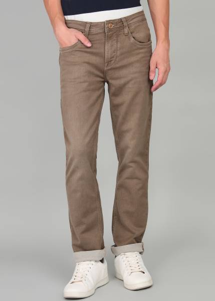 INTEGRITI Straight Fit Men Brown Jeans