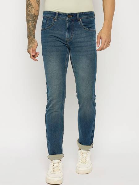 DUKE Slim Men Dark Blue Jeans