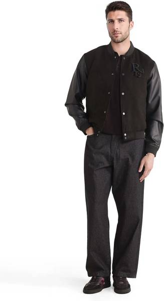 RARE RABBIT Loose Fit Men Black Jeans