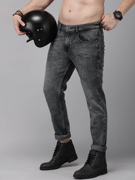 Roadster Slim Men Dark Grey Jeans