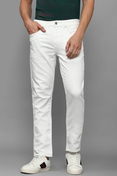 LOUIS PHILIPPE Slim Men White Jeans