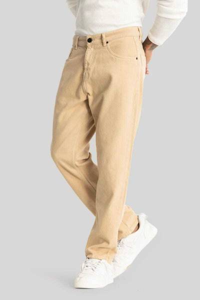 EVERGREEN ENTERPRISE Loose Fit Men Beige Jeans