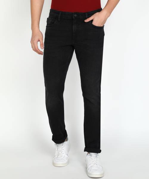 INDIAN TERRAIN Slim Men Black Jeans Price History