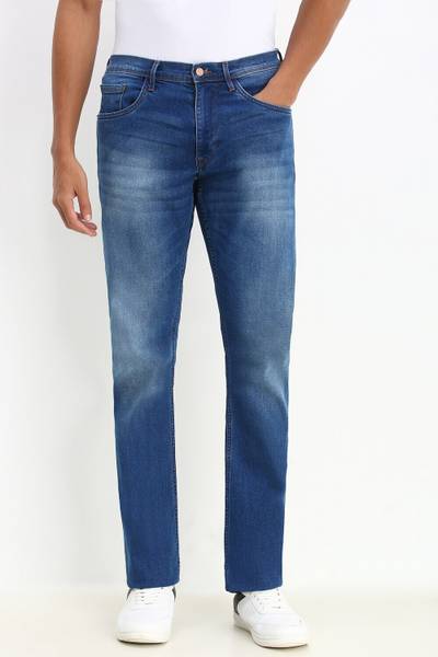 Allen Solly Straight Fit Men Blue Jeans