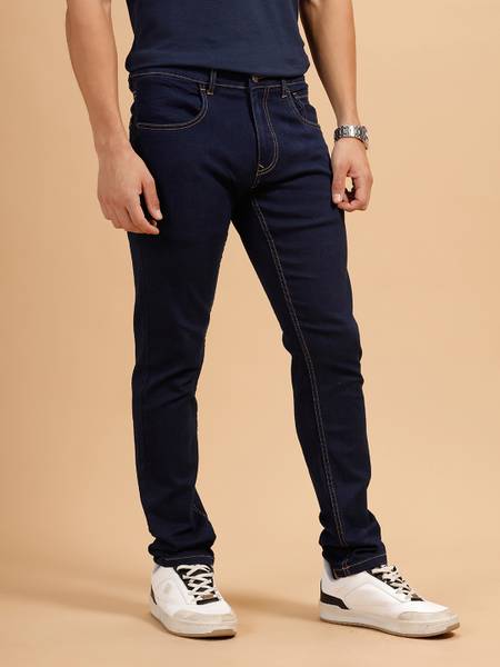 WROGN Skinny Men Dark Blue Jeans