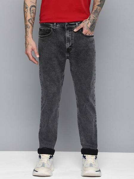 LEVI'S Tapered Fit Men Black Jeans