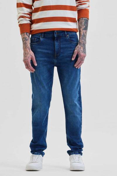 Snitch Slim Men Blue Jeans