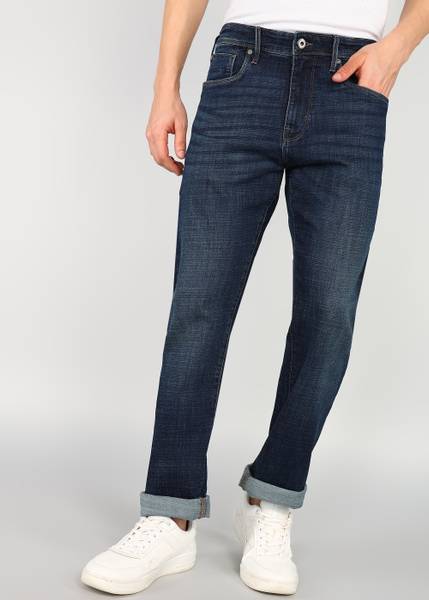 FLYING MACHINE Regular Men Dark Blue Jeans
