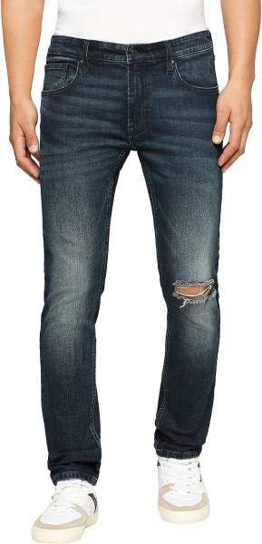 Pepe Jeans Slim Men Dark Blue Jeans