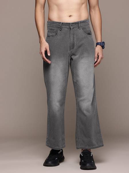 Roadster Flared Men Grey Jeans