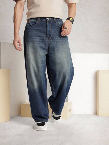 WROGN Boot-Leg Men Blue Jeans