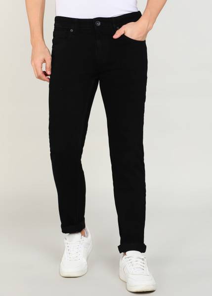 INTEGRITI Slim Men Black Jeans