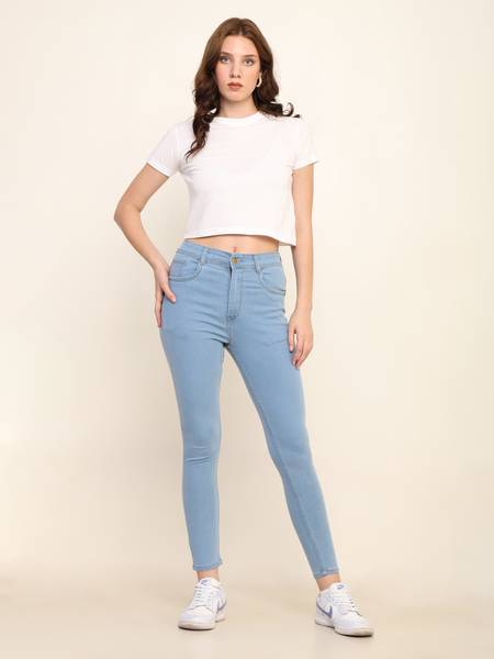 zayla Skinny Women Light Blue Jeans