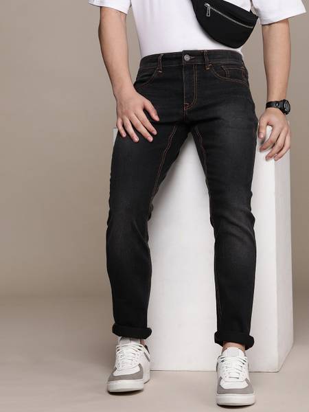 WROGN Slim Men Black Jeans