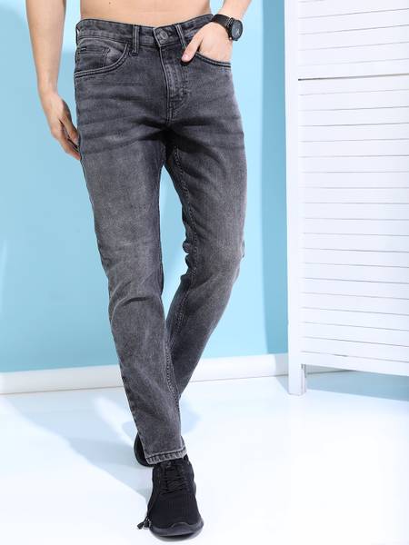 HIGHLANDER Tapered Fit Men Grey Jeans