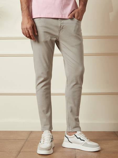 WROGN Skinny Men Beige Jeans