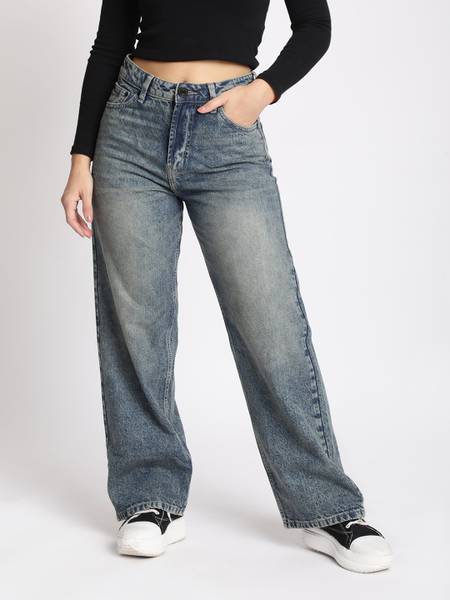 Bene Kleed Relaxed Fit Women Blue Jeans